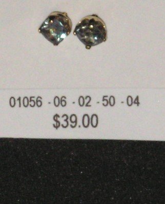 Created Alexandrite earrings