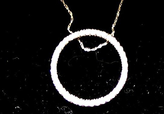 Diamond "Circle of Life" Necklace