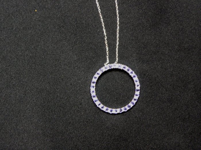 Item No. 01316 Tanzanite "Circle of Life" Necklace