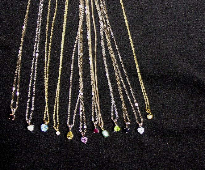 Birthstone Necklaces