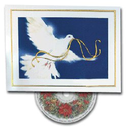 SALE**Pack of 5 Holiday Cards w/ CD
