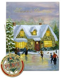 Pack of 5 Holiday Cards w/ Ornament