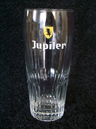 Jupiler Belgian Beer Glasses, Set of 2, 0.33L