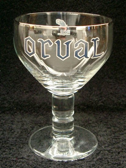 Orval Belgian Beer Glasses, Set of 2