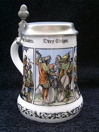 Kaiser Porcelain Musician Beer Stein