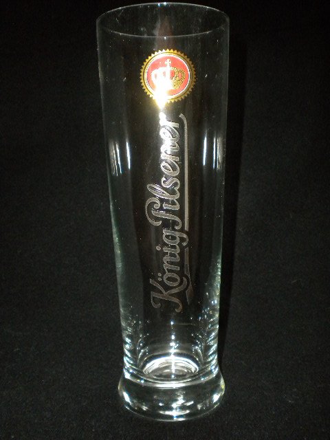 Konig-Pilsener German Beer Glass, Set of 2