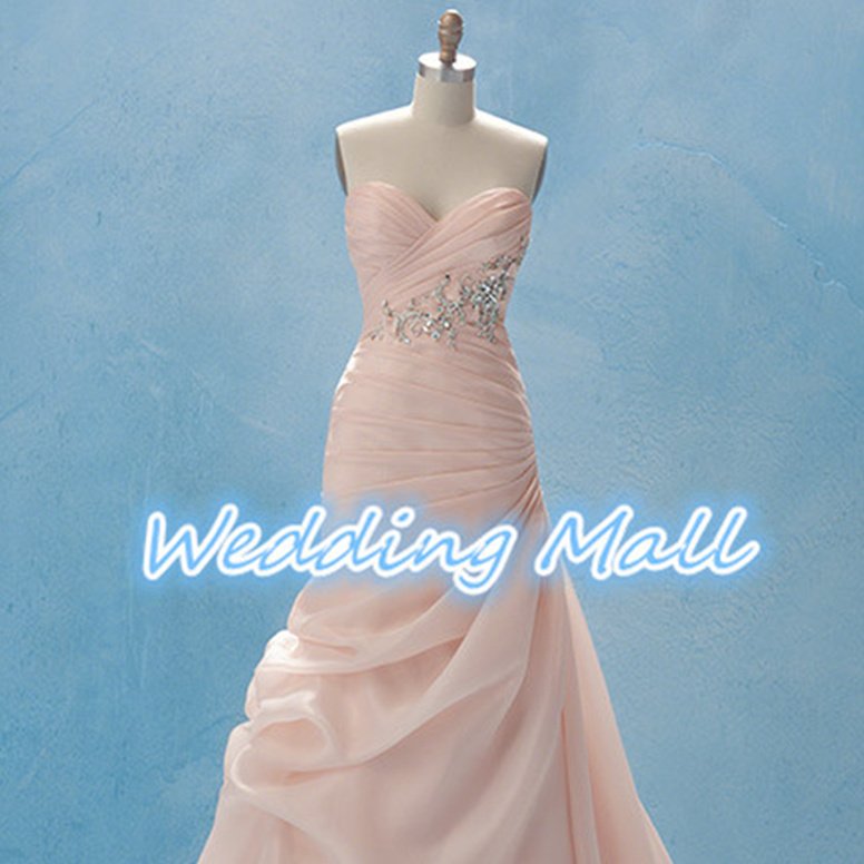 Custom Made Dress pink A-Line Sweetheart Long Appliques Pleat Tulle Bridal Wedding Dress