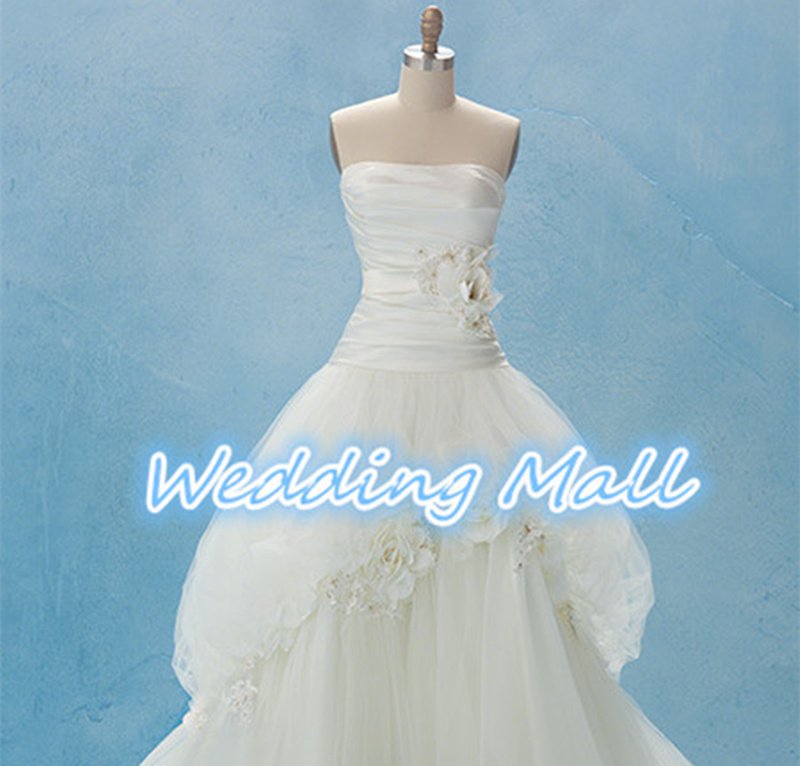 New Brand Wedding Gowns A-Line Sweetheart Organza Flower Long Bridal Plus Size Wedding Dress