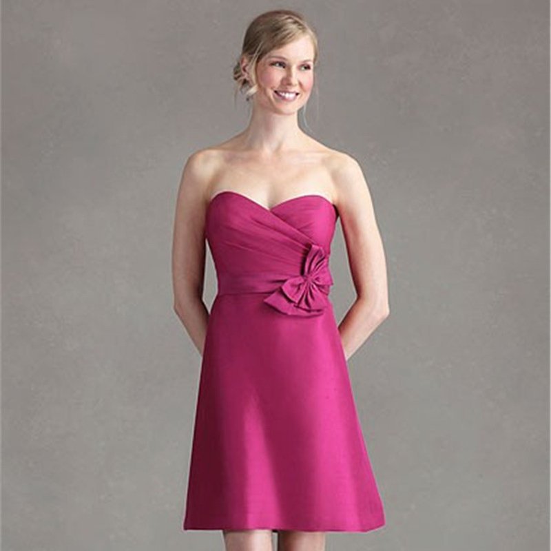 New Evening Dress Sleeveless Sweetheart Party Prom Sexy Red Short A-Line Short Prom Dress