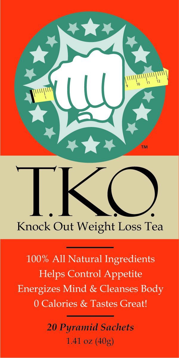 TKO Knock Out Weight Loss Tea, All Natural Dieter's Tea, Boosts Metabolism (Sweet Mint) 20 Sachets