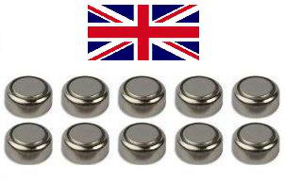 10 x 1.55V Button Coin Cell Battery Batteries AG12 AG12 LR43 V12GA