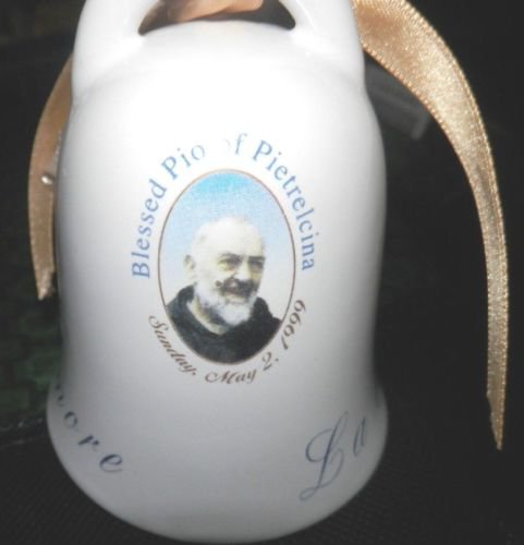 Saint Padre Pio Porcelain Bell From Shrine