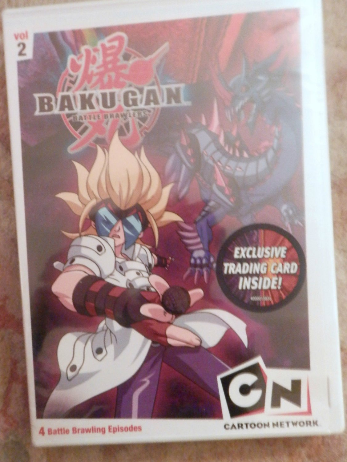 Bakugan, Vol. 2: Game On DVD with Excusive Trading Card Inside
