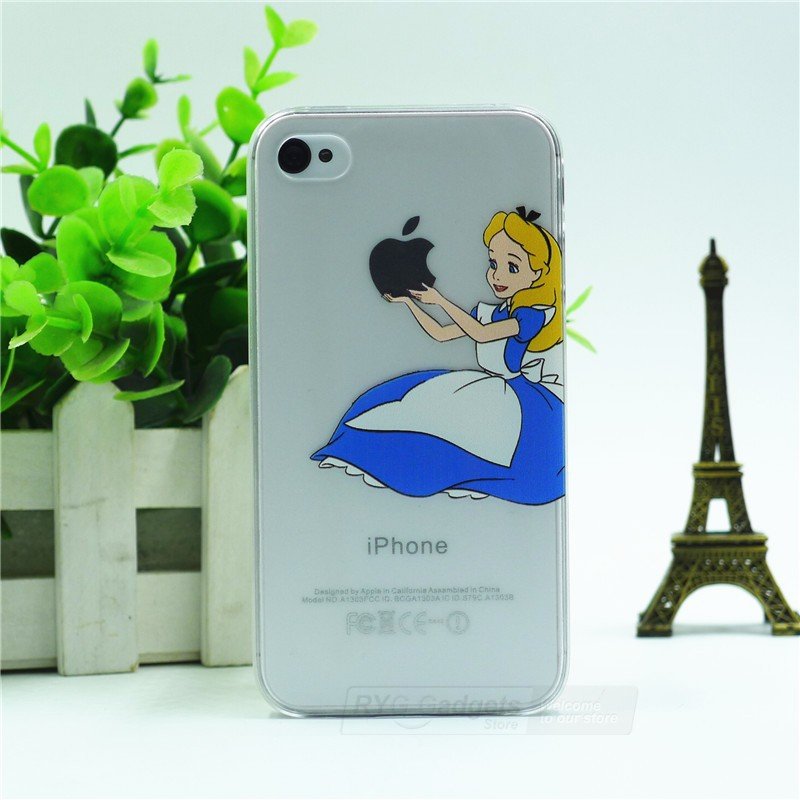 Case For Apple iPhone 5 5S case Transparent Hand simpsons eating homer skin