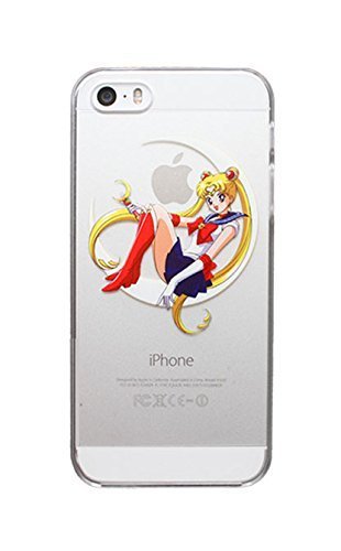 Case For Apple iPhone 6 case Transparent Hand simpsons sailor moon eating homer skin