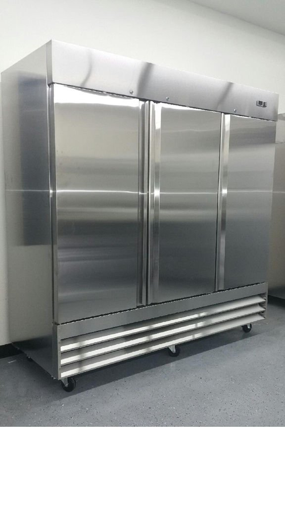 CFD-3RR 3 Door Stainless Refrigerator Steel Reach In - Commercial Grade