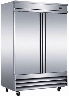 CFD-2FF 2 Door Commercial Stainless Reach In Freezer Restaurant Cooler