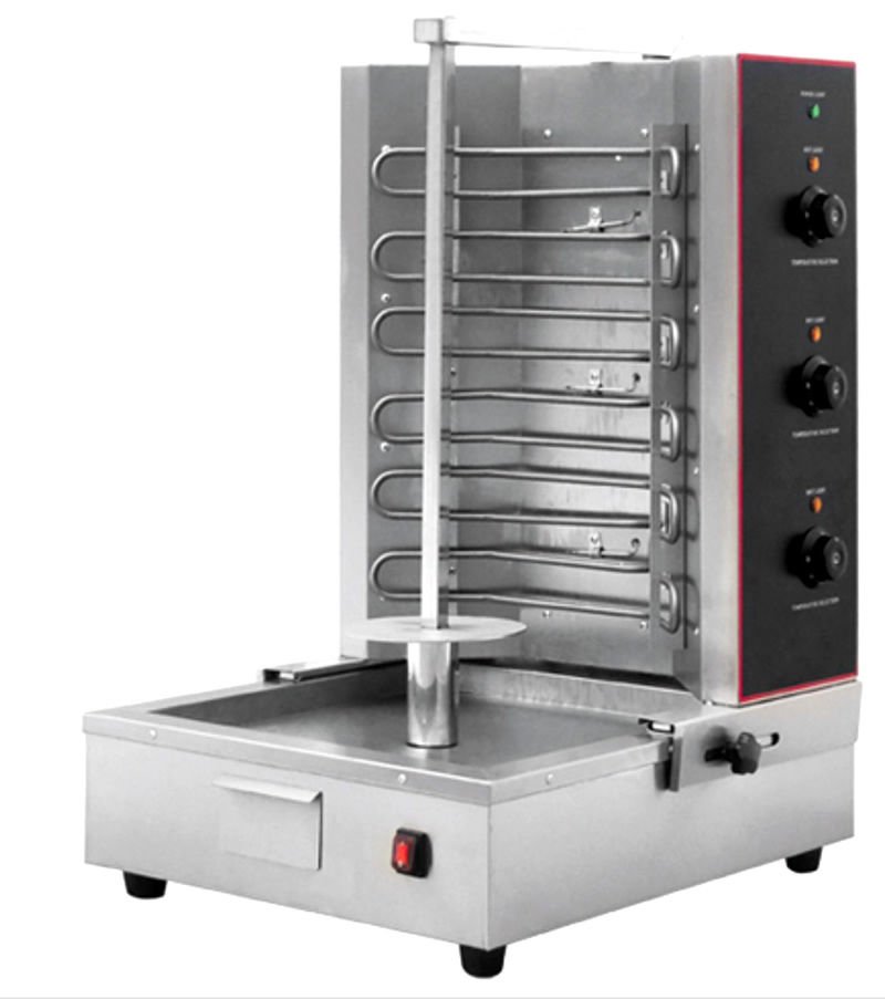 Electric Gyro Machine Vertical Broiler Rotisserie Shawarma