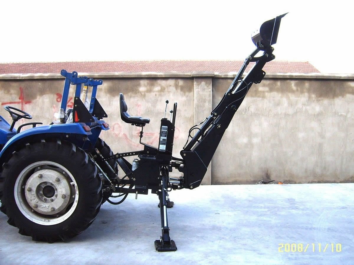 PTO Backhoe Farm Tractor Attachment BH6600 Category 1 Hitch