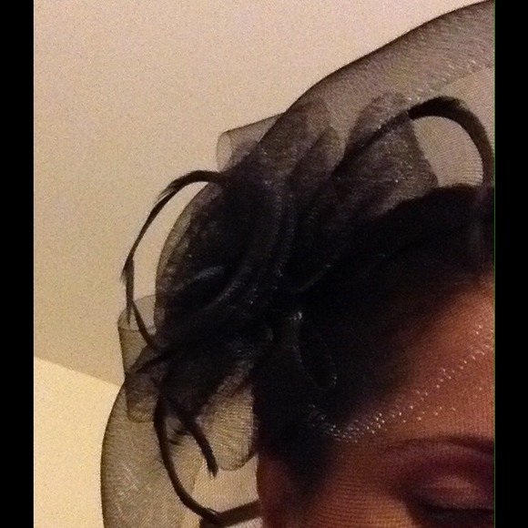 Sold!!! Black Derby Fascinator Hat