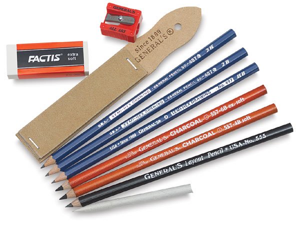 SketchMate Charcoal and Graphite Drawing Kit