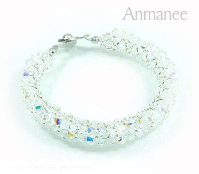 Handcrafted Swarovski Crystal Bracelet - Pikul-Single-High 010261