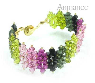 Handcrafted Swarovski Crystal Bracelet - JDee 010221