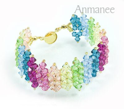 Handcrafted Swarovski Crystal Bracelet - JDee 010222