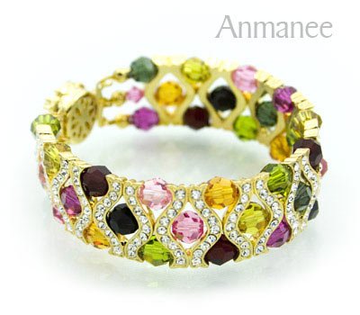 Handcrafted Swarovski Crystal Bracelet - The Queen 010290