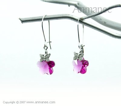 Handcrafted Swarovski Crystal Earrings 01031