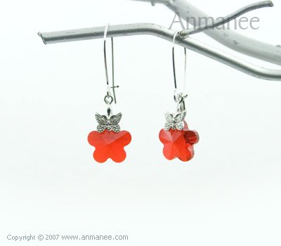 Handcrafted Swarovski Crystal Earrings 01032