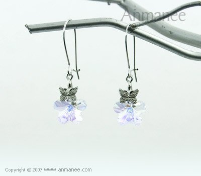 Handcrafted Swarovski Crystal Earrings 01036