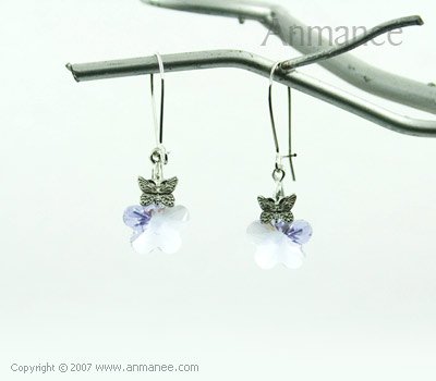 Handcrafted Swarovski Crystal Earrings 01038
