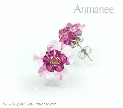 Handcrafted Swarovski Crystal Earrings 010318