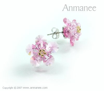 Handcrafted Swarovski Crystal Earrings 010319
