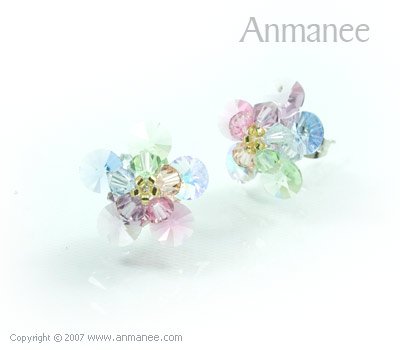 Handcrafted Swarovski Crystal Earrings 010323