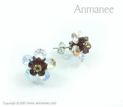 Handcrafted Swarovski Crystal Earrings 010320
