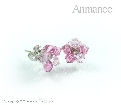 Handcrafted Swarovski Crystal Earrings 010326