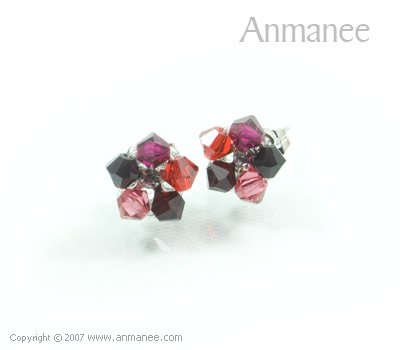 Handcrafted Swarovski Crystal Earrings 010327