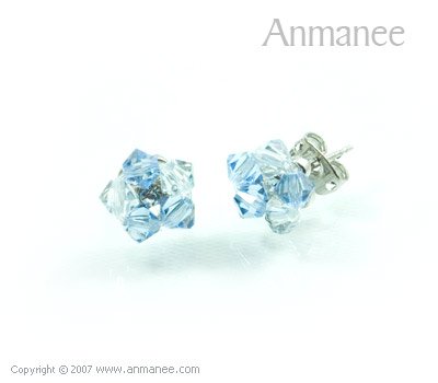Handcrafted Swarovski Crystal Earrings 010330