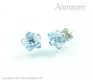 Handcrafted Swarovski Crystal Earrings 010330