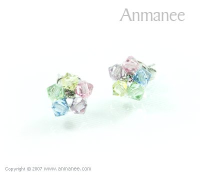 Handcrafted Swarovski Crystal Earrings 010331