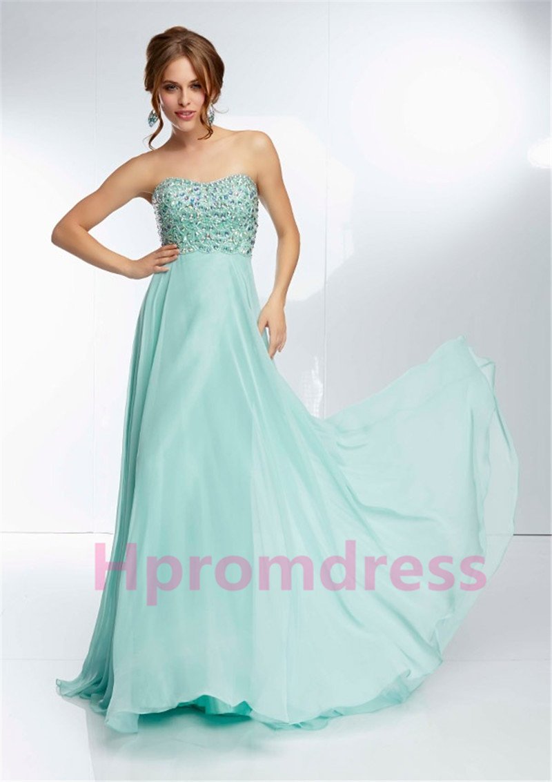 2015 New sexy light sky blue evening dress sexy bridal dress long prom dress