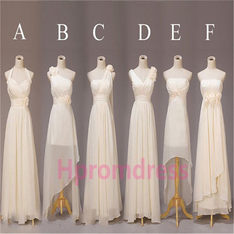 New chiffon bridesmaid dress formal evening dresses long prom dress