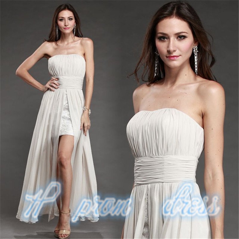 New Cocktail Long Strap Womens Party Prom Cocktail Wedding Evening Chiffon Dress