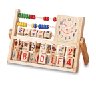 WOOD EDUCATIONAL TOY W/CLOCK