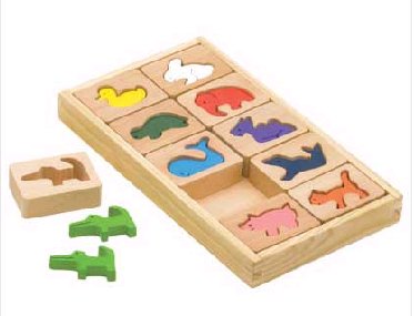 WOODEN ANIMAL BLOCKS