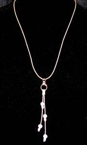 Pearl and Leather Necklace Large Hole Pearls Soul of the Sea Made In USA ~~~~~~~~~