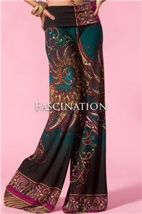Womens XL Pants Extra Large Stretch Pants Soul of the Sea ~~