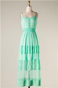 Womens Large Dress NWT Womens Large Mint Maxi Dress Dress Soul of the Sea